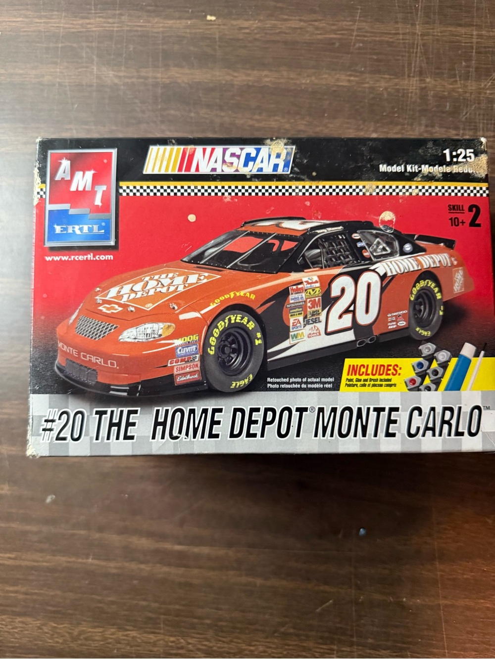 AMT Ertl #20 The Home Depot Monte Carlo NASCAR 1:25 Scale Unassembled Model Kit